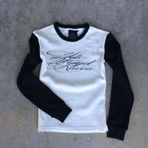 Y2K Printed Long Sleeve T-shirt - L