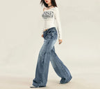 Denim Wide Leg Jeans