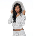 Leopard print Y2K Tracksuit