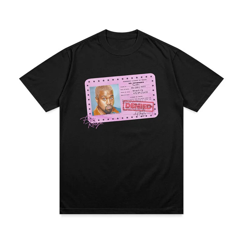 New Skateboard T-shirts and ID Card Pictures Printed Pure Cotton Boys Short-sleeved Top Breathable Sweat-absorbent Sports Shirts - Planet Missy