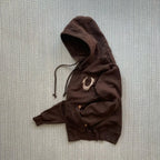 Brown Zip Up Hoodie