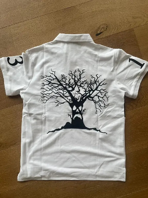 Haunted Mound Polo – White Edition