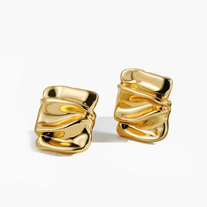 Gold Plated Stainless Earrings