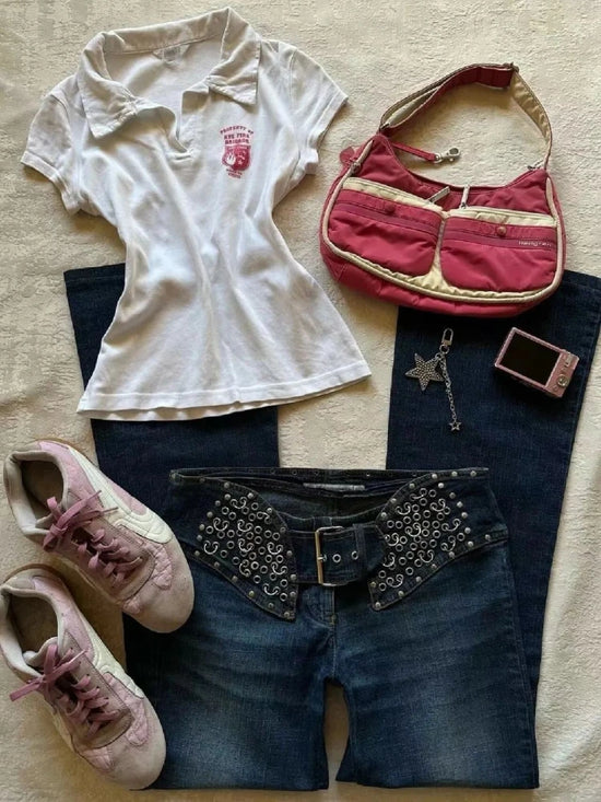 The Pink Crest Polo