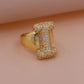 Chunky Letter Rings