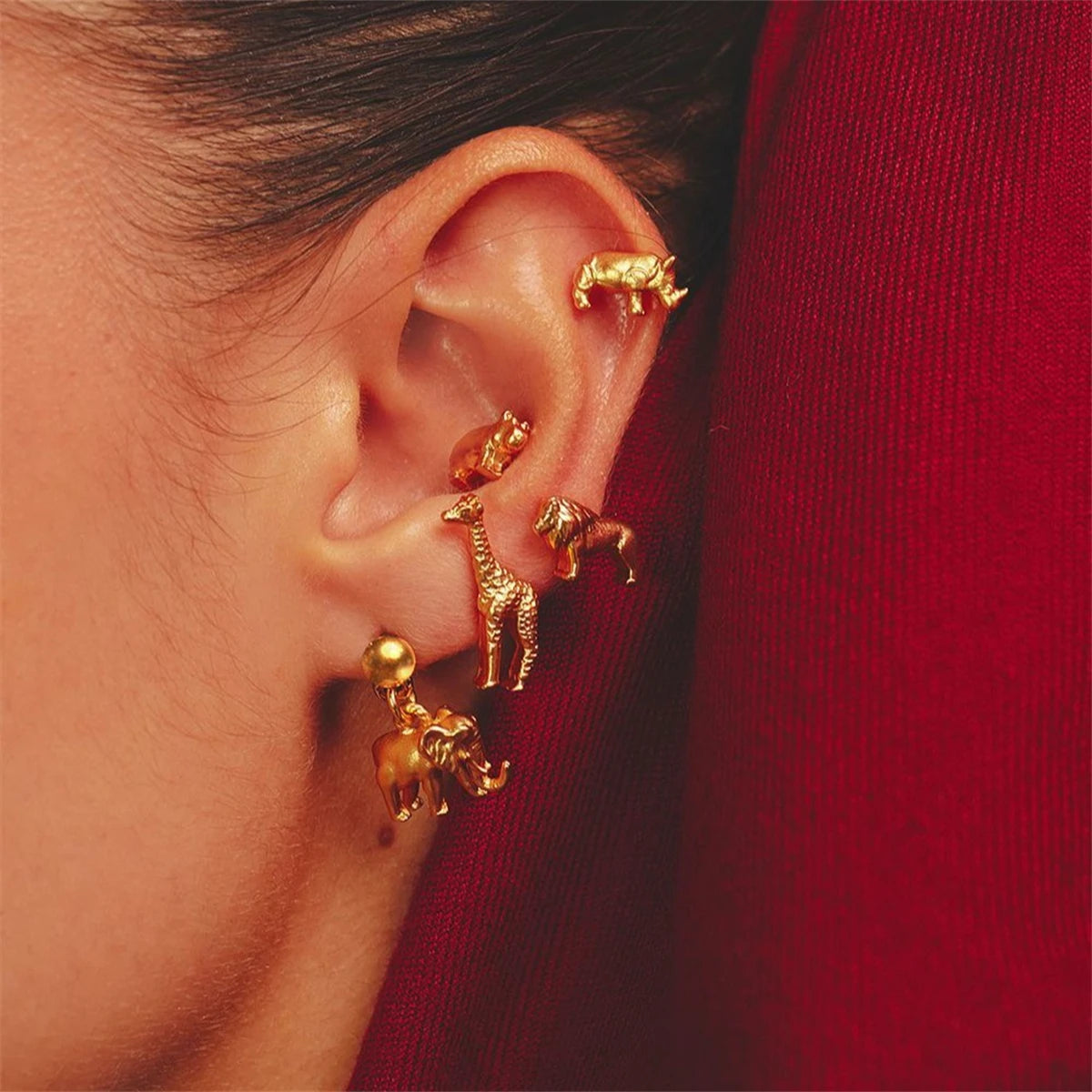 Animal earrings
