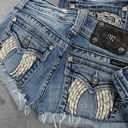 Miss Me Winged Shorts
