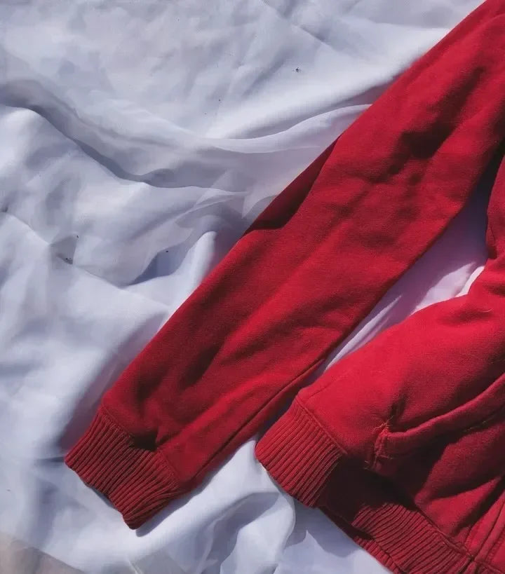Red Fur Hoodie - Planet Missy