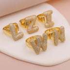 Chunky Letter Rings