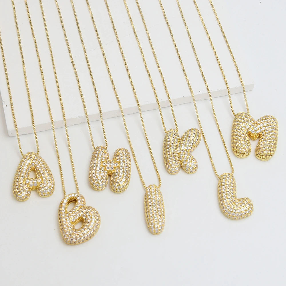 Foam Letter Necklace