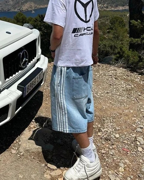 Striped Jorts
