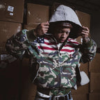 New retro hip hop camouflage patchwork flag men hoodie y2k streetwear casual goth loose hoodie for men and women - Planet Missy