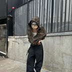 Hooded Camouflage Jacket