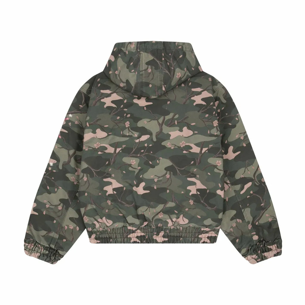 Floral Camo Hooded Jacket