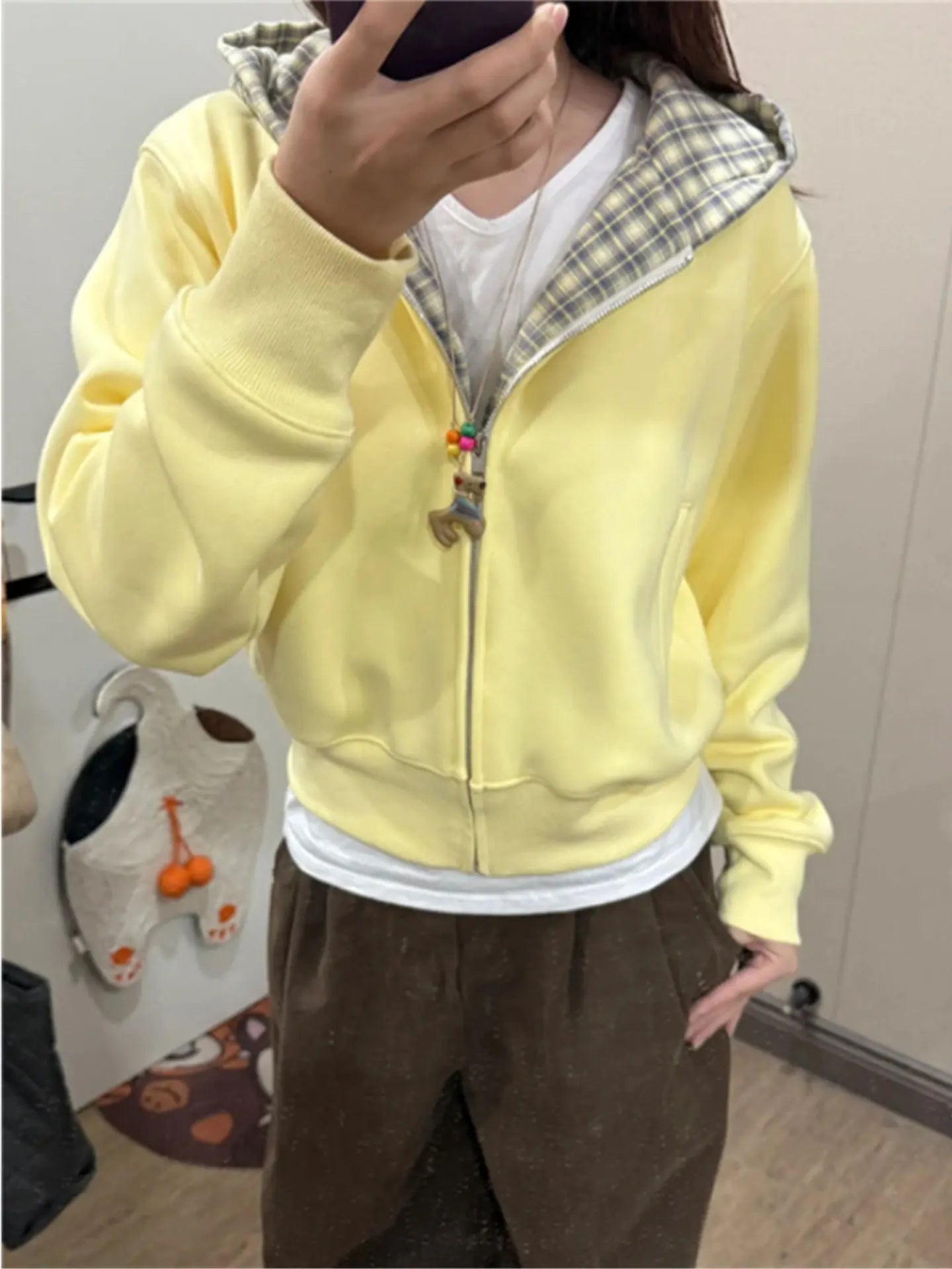 Buter Plaid Hoodie