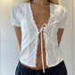 Gaono Front Tie Up Top
