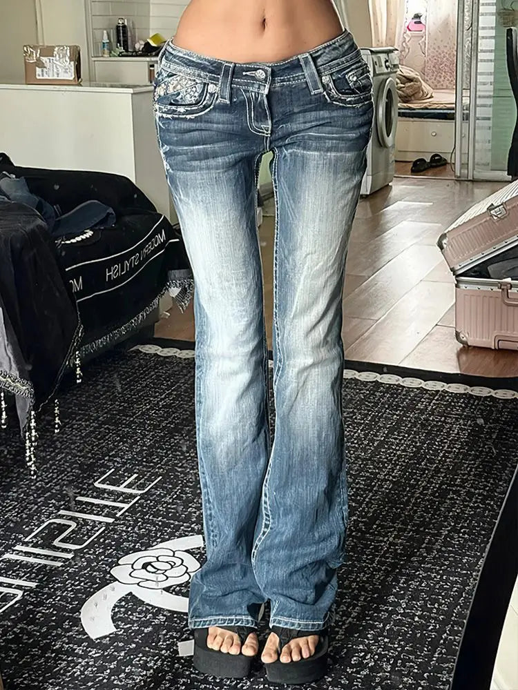 Y2K Low Waist Baggy Jeans