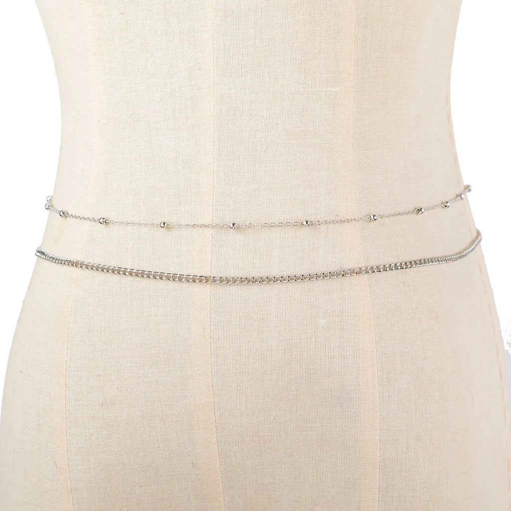 Double Circle Waist Chain