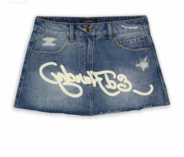 Ed Hardy Paint Mini Skirt