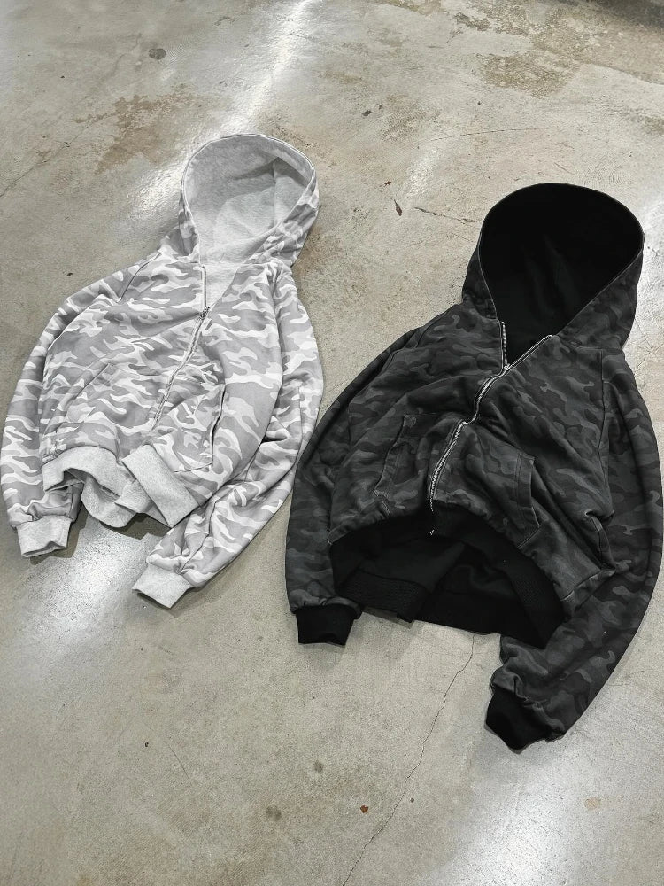 Fade Camo Hoodie - Planet Missy