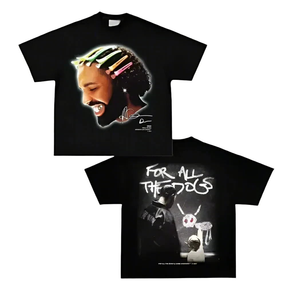 Drake Pink Barrettes Glow Tee