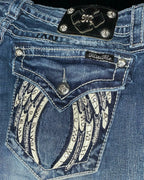 Sequin Wing Jeans