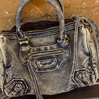 Blue Denim Bag