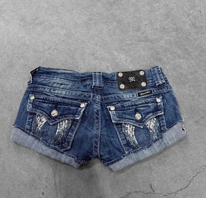 Fold Over Miss Me Shorts