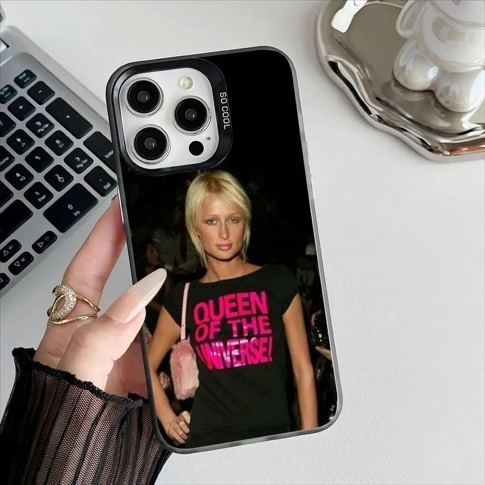 Paris Hilton Got Blow Phone Case For IPhone 11 12 13 14 15 16Pro Max Plus Protect Plating Phone Cover - Planet Missy
