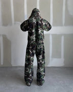 Camouflage Zip-Up Hoodie