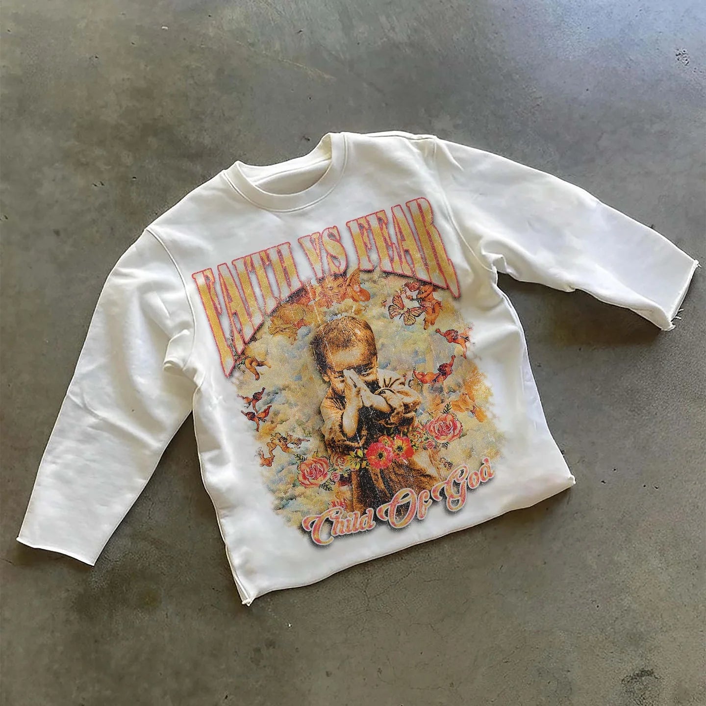 Retro Saint Long Sleeve T-shirt - Planet Missy