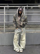Camouflage Print Warm Parka Coat