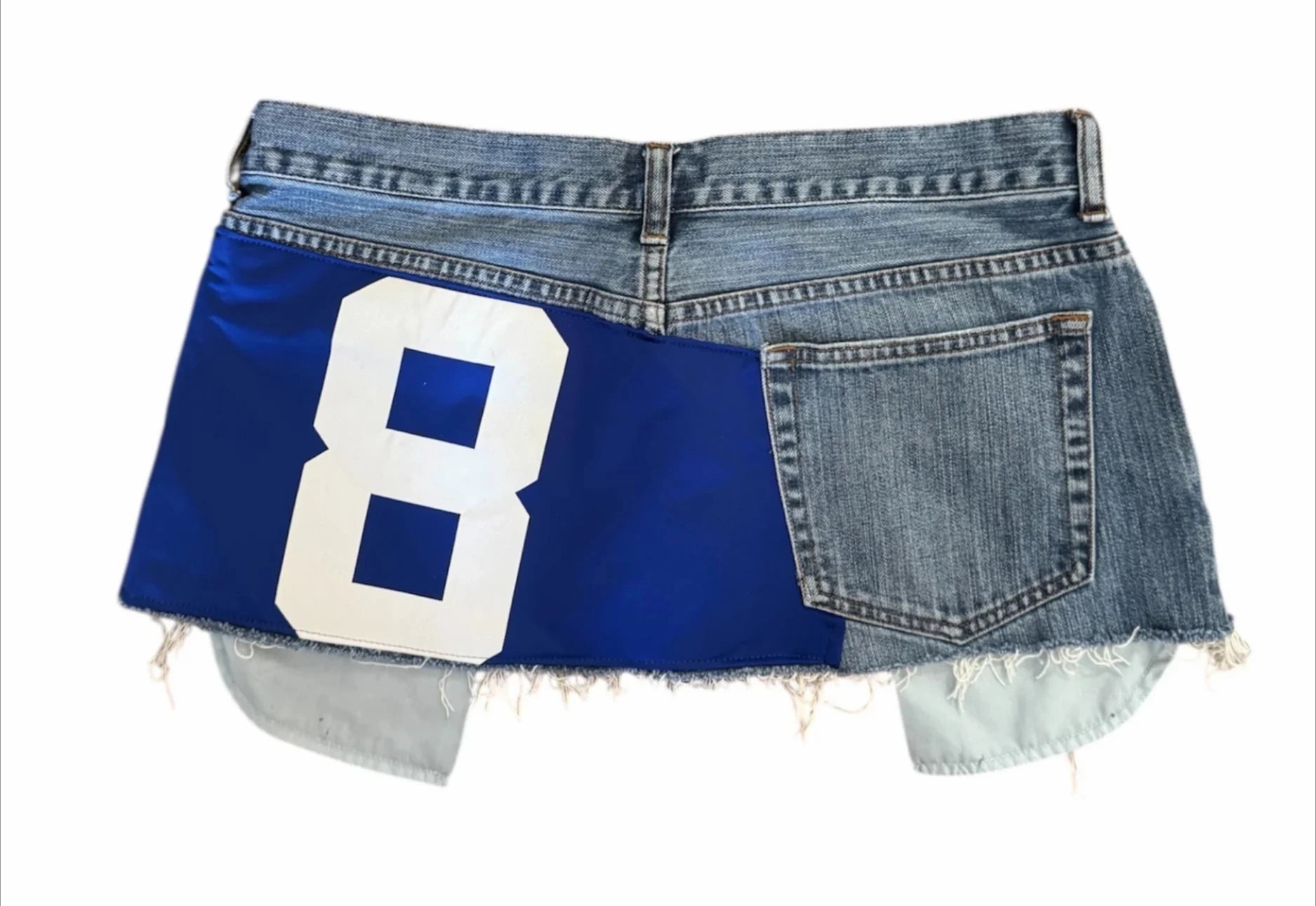 Digital Stitching Mini Skirt