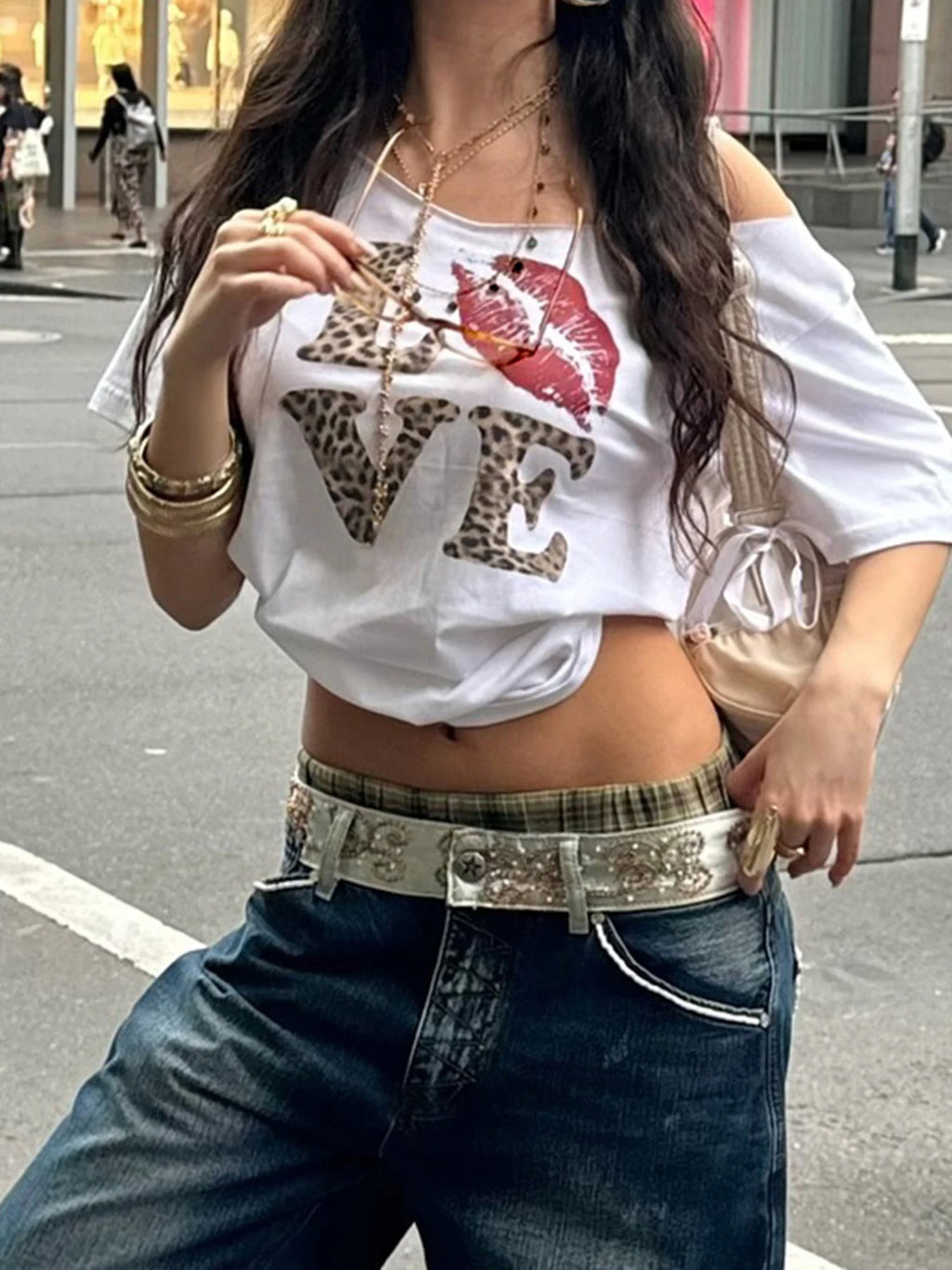 Love Off Shoulder Tee