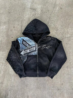 One Way Zip-Up Hoodie