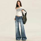 Denim Wide Leg Jeans