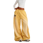 Retro Yellow Casual Sweatpants