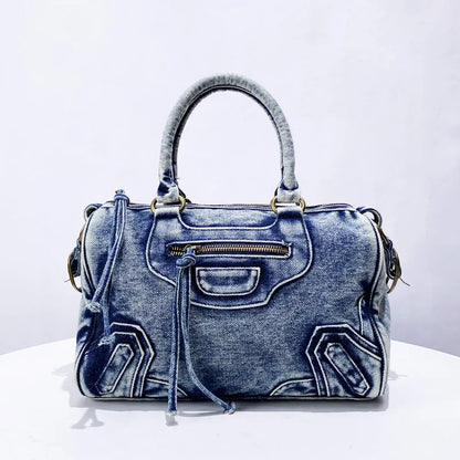 Blue Denim Bag