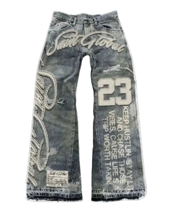 Patchwork 23 Pants - Planet Missy