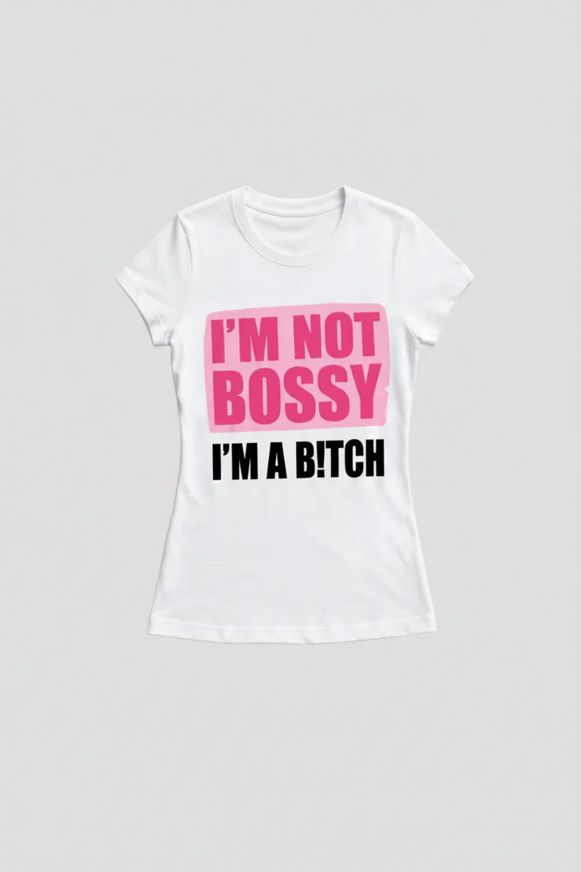 I'm Not Bossy Baby Tee - PRE-ORDER