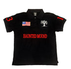 Haunted Mound Polo – Black & Red Edition