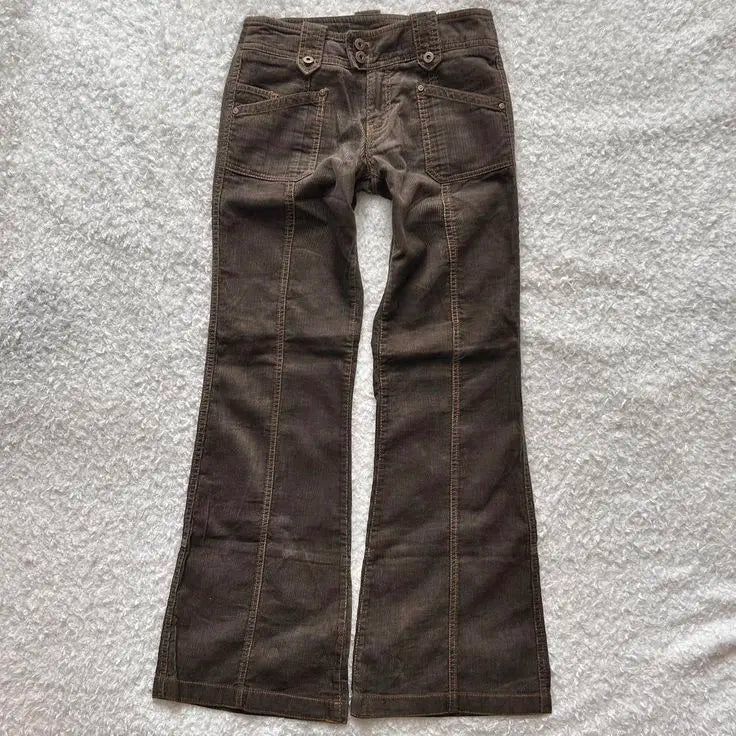 Y2K Brown Flared Jeans