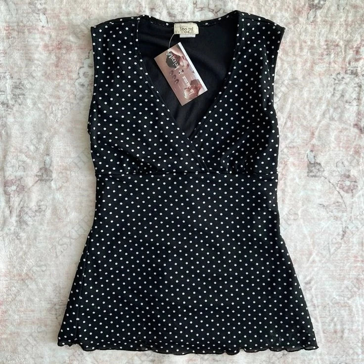 The Dottie Wrap Top