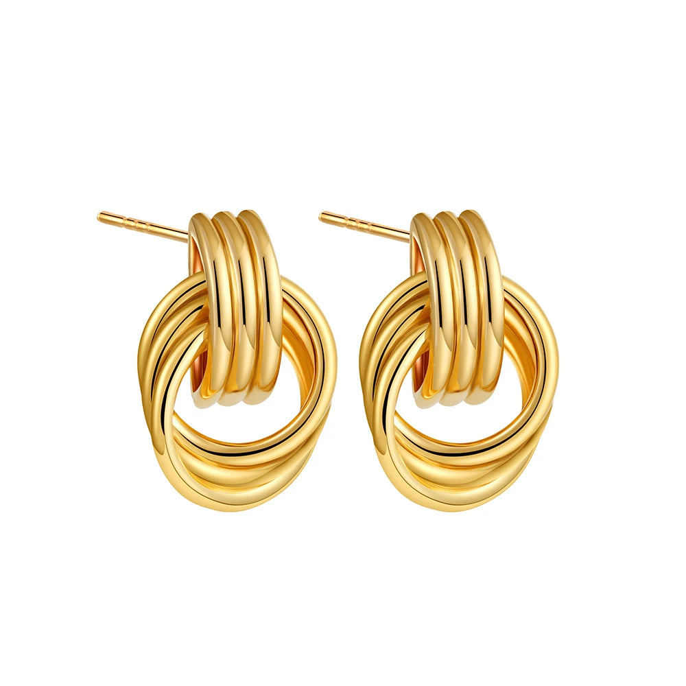 Gold Plated Stainless Earrings