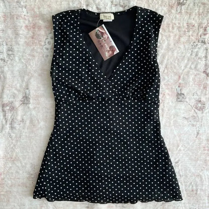 The Dottie Wrap Top