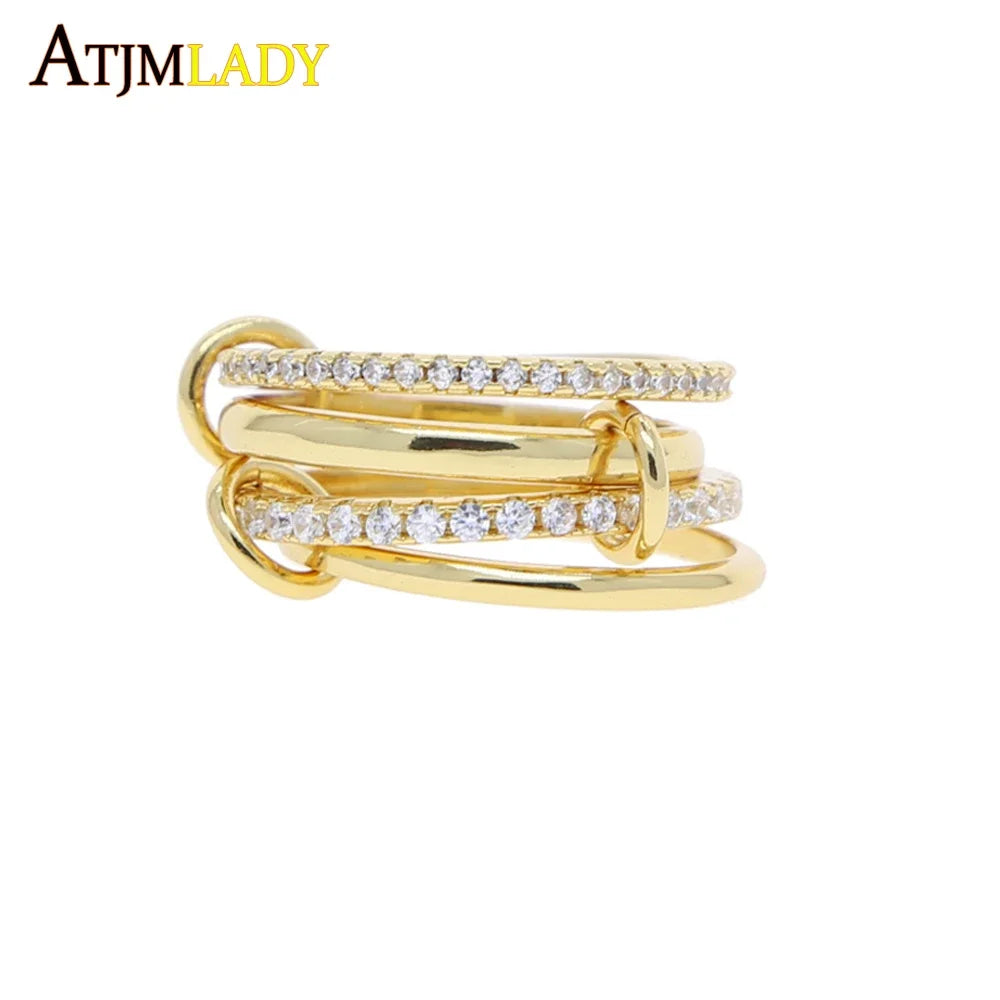 The Luxe Stacked Statement Ring