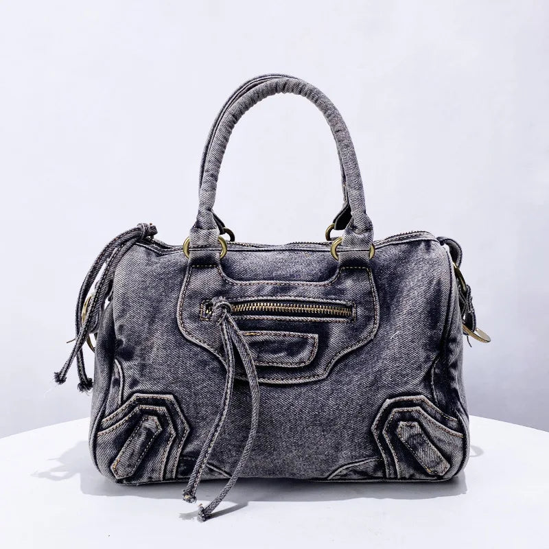 Blue Denim Bag