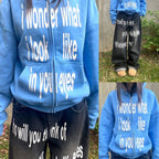 I Wonder What I Look Like In Your Eyes Hoodie - Planet Missy