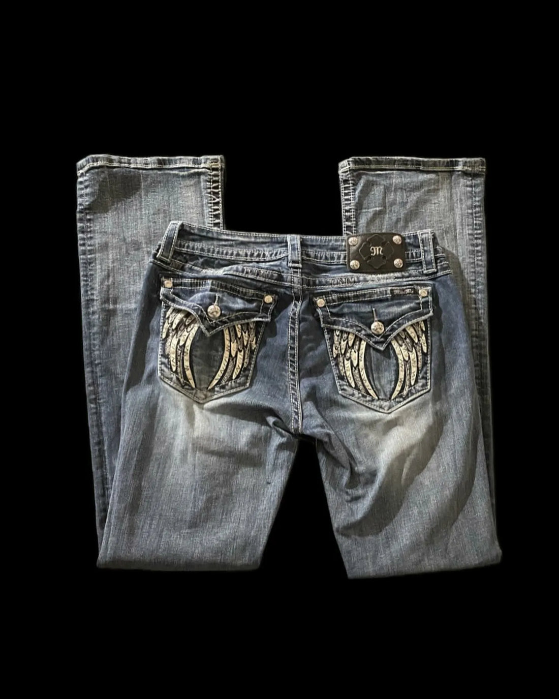 Sequin Wing Jeans