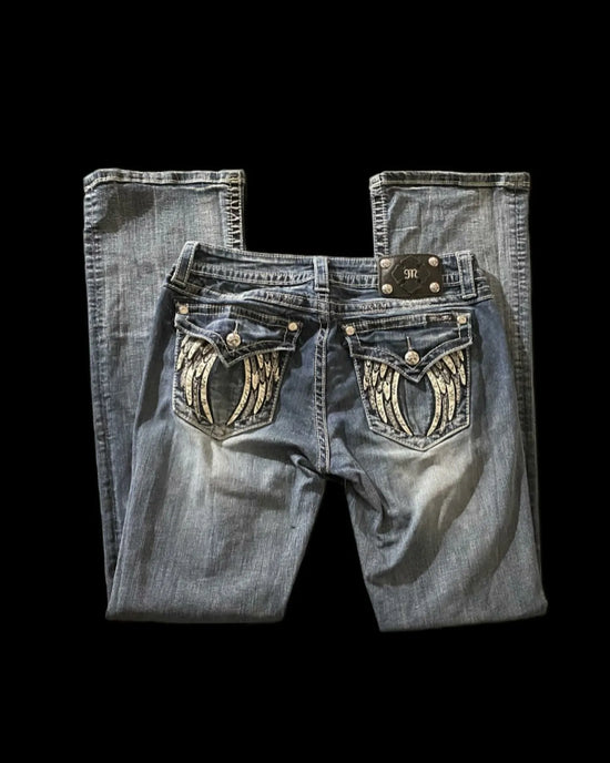 Sequin Wing Jeans